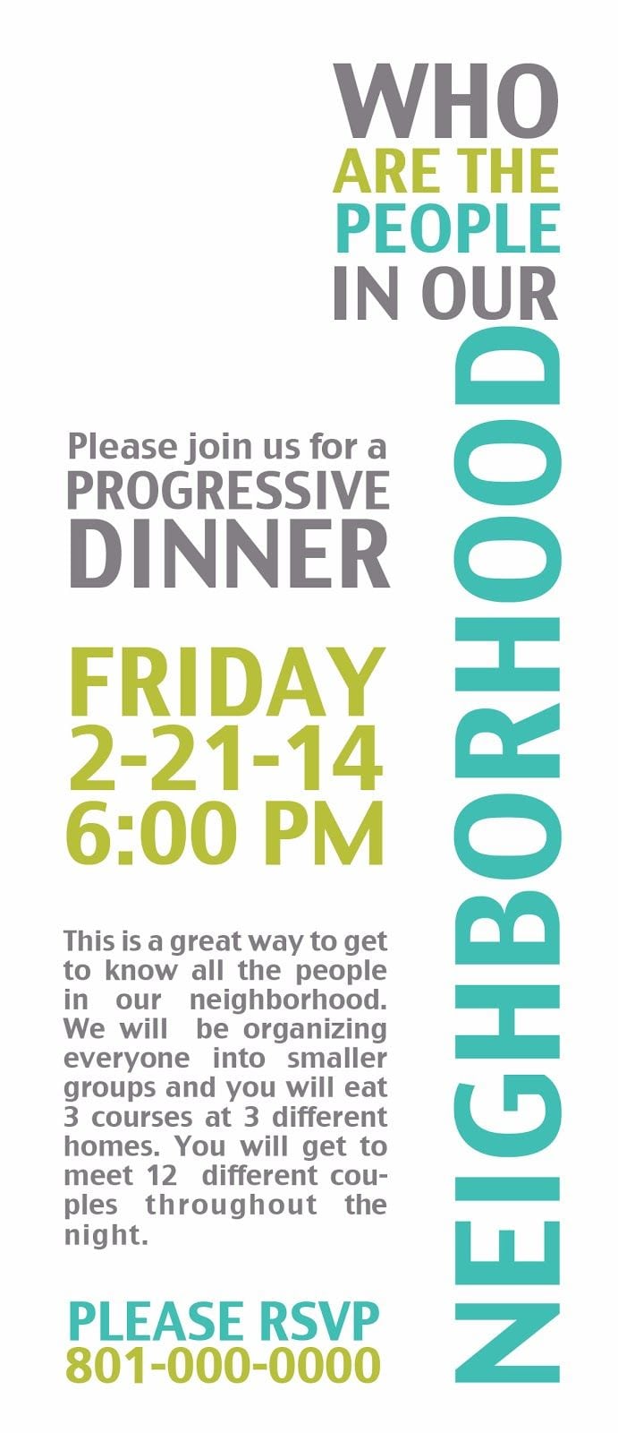 17 Best Ideas About Progressive Dinner On Pinterest