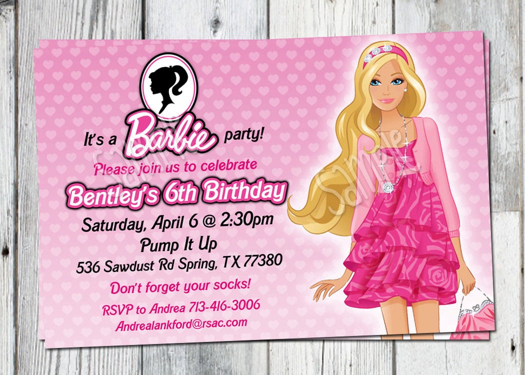 17 Best Images About Barbie Birthday Party On Pinterest