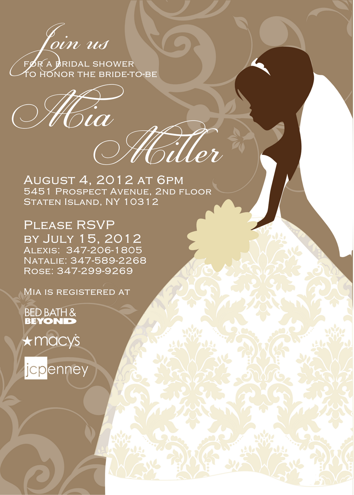 17 Best Images About Bridal Shower Invitations On Pinterest