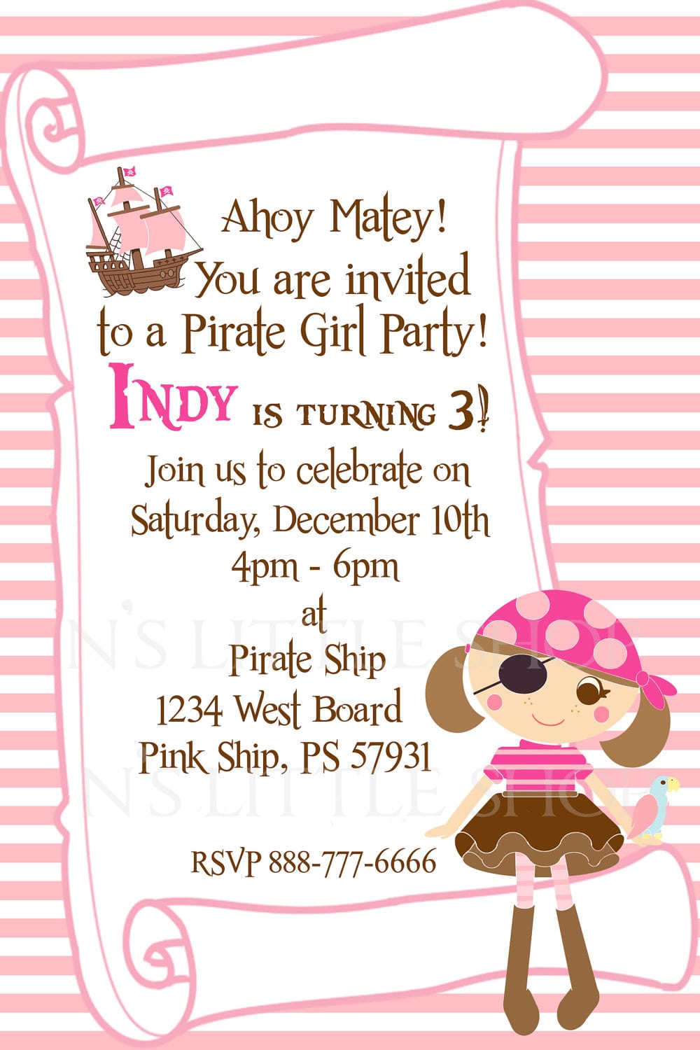 17 Best Images About Girls Pirate Party