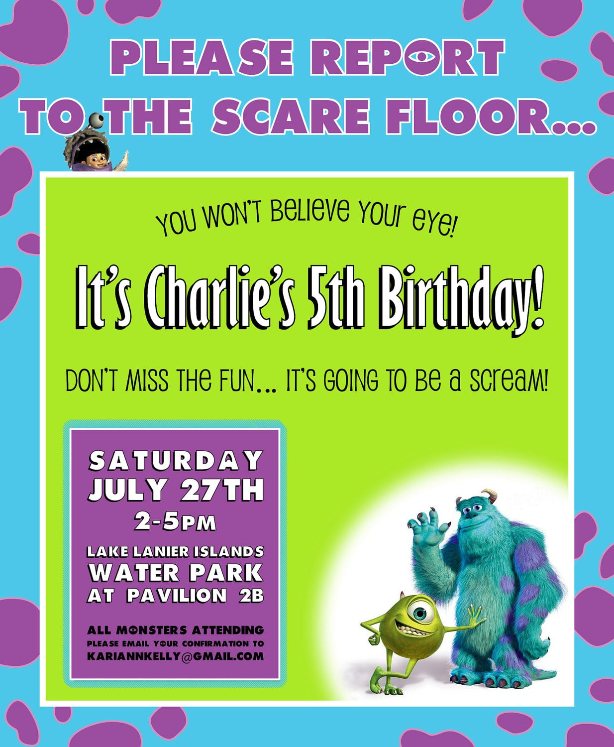 17 Best Images About Monster's Inc  On Pinterest