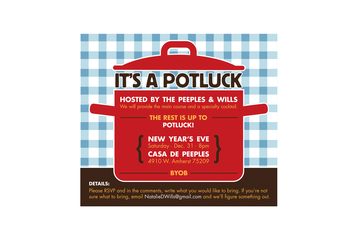 17 Best Images About Potluck Invitations On Pinterest