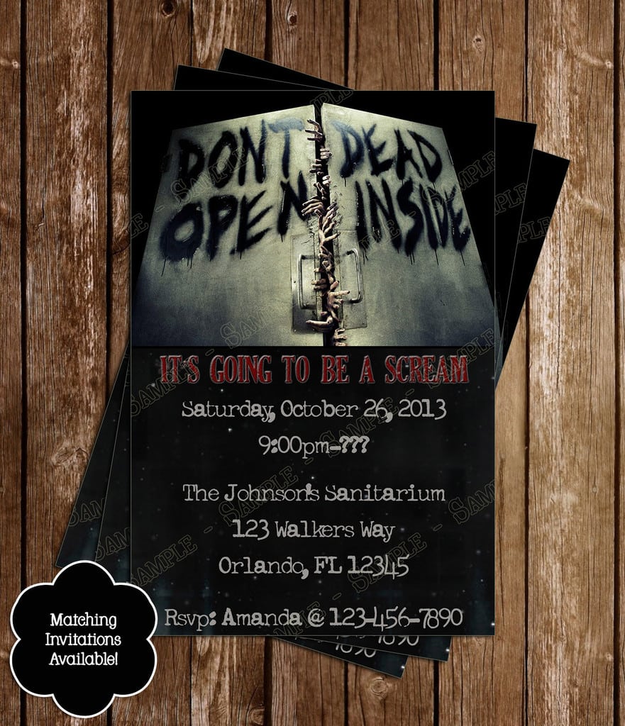 17 Best Images About Walking Dead Birthday Party On Pinterest