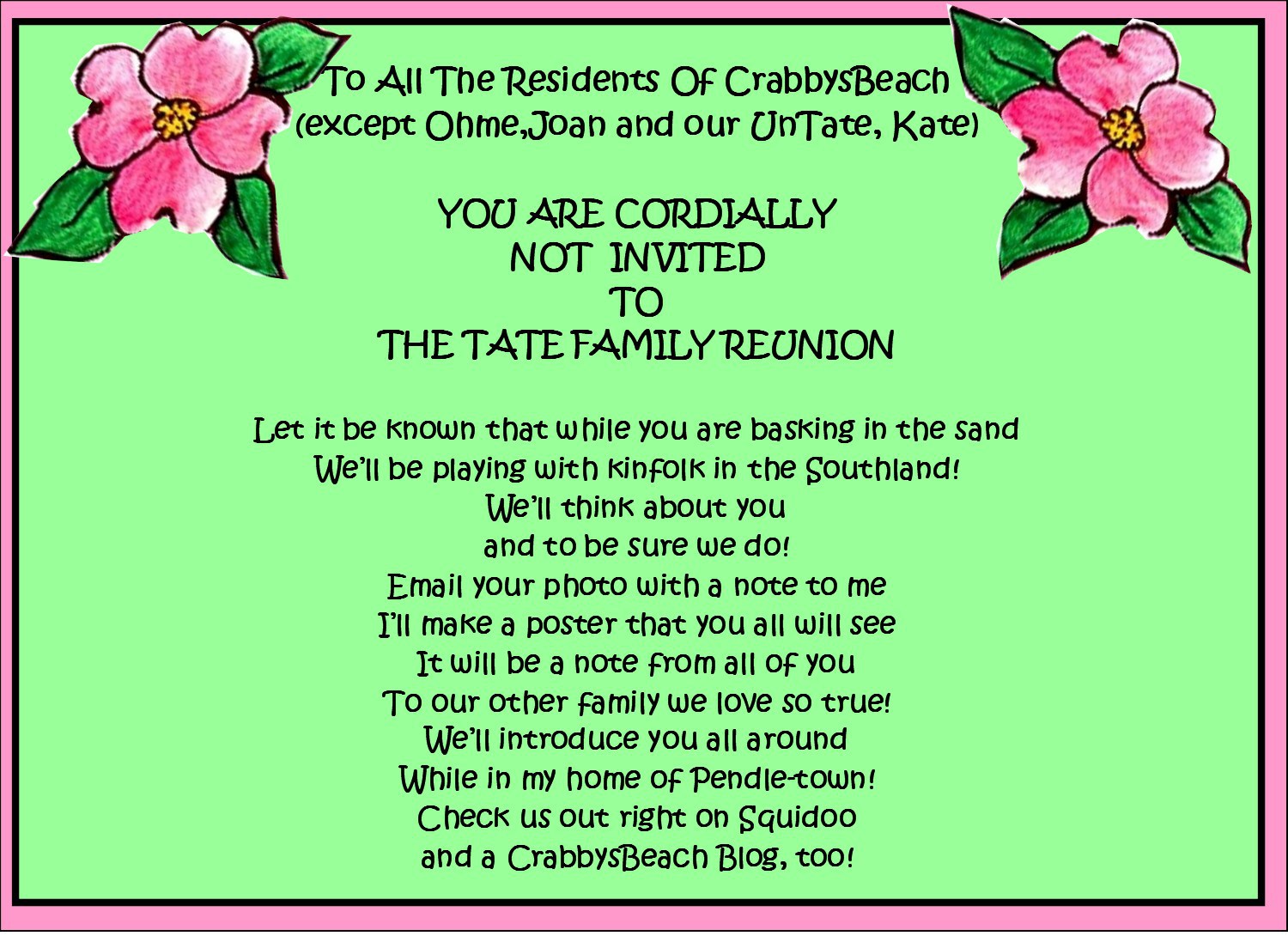 17+ Family Reunion Party Invitations