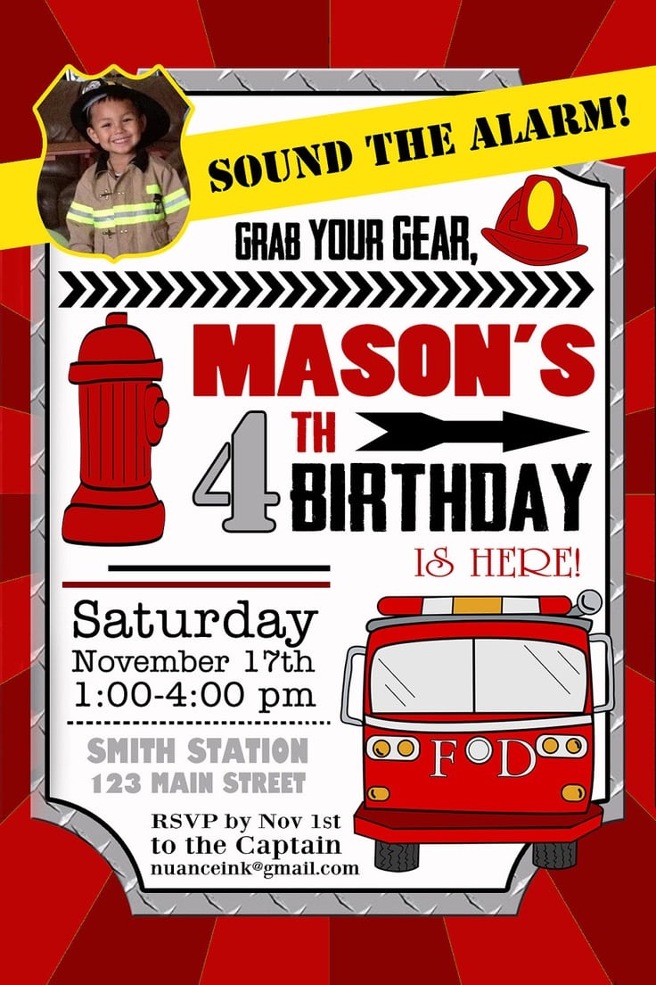 17+ Images About Fireman Themed Birthday Party Ideas On Pinterest