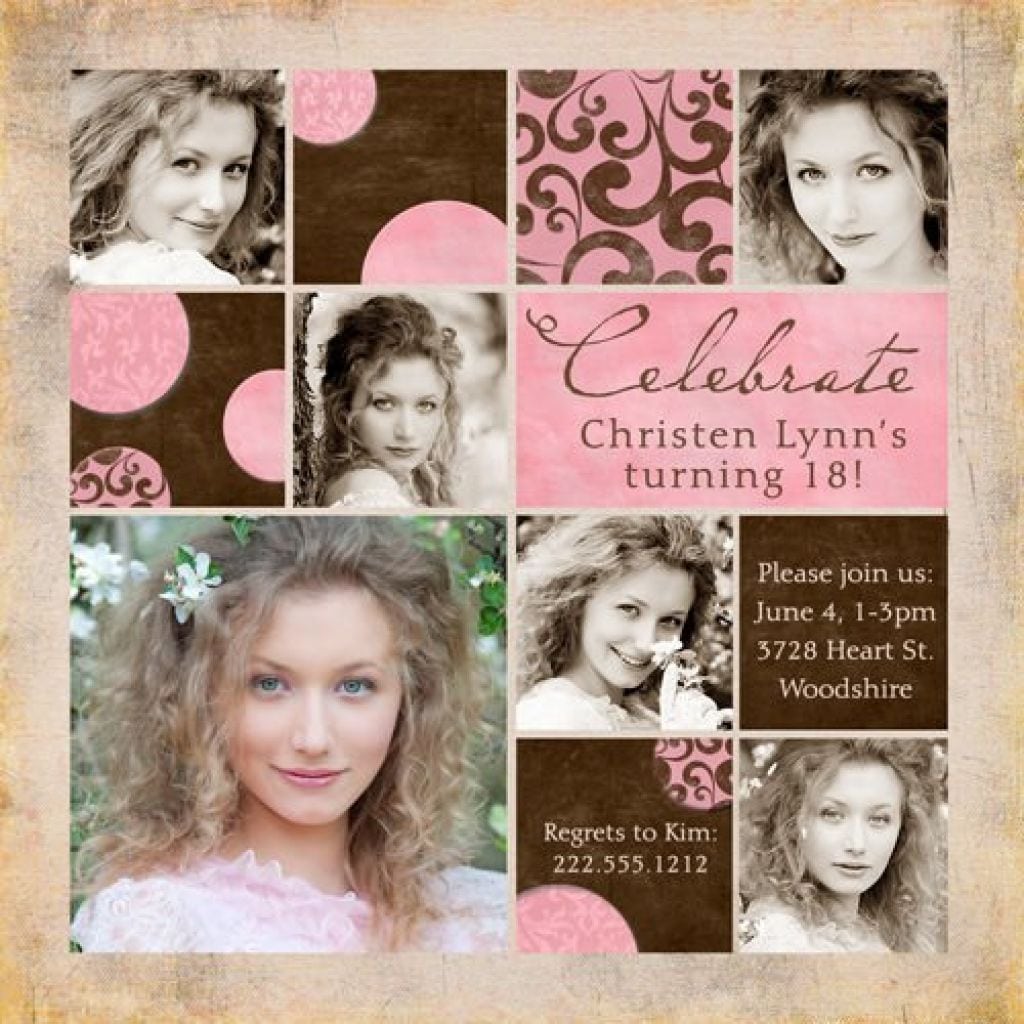 18th Birthday Party Invitation Ideas