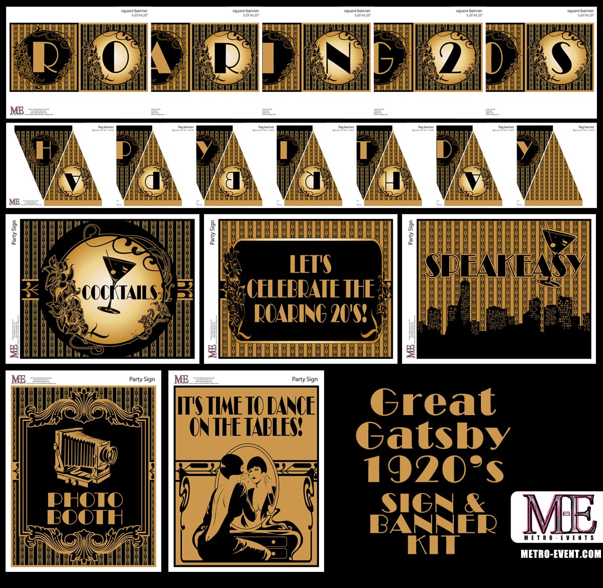1920's Party, Gatsby Invitations, Art Deco Birthday, Flapper