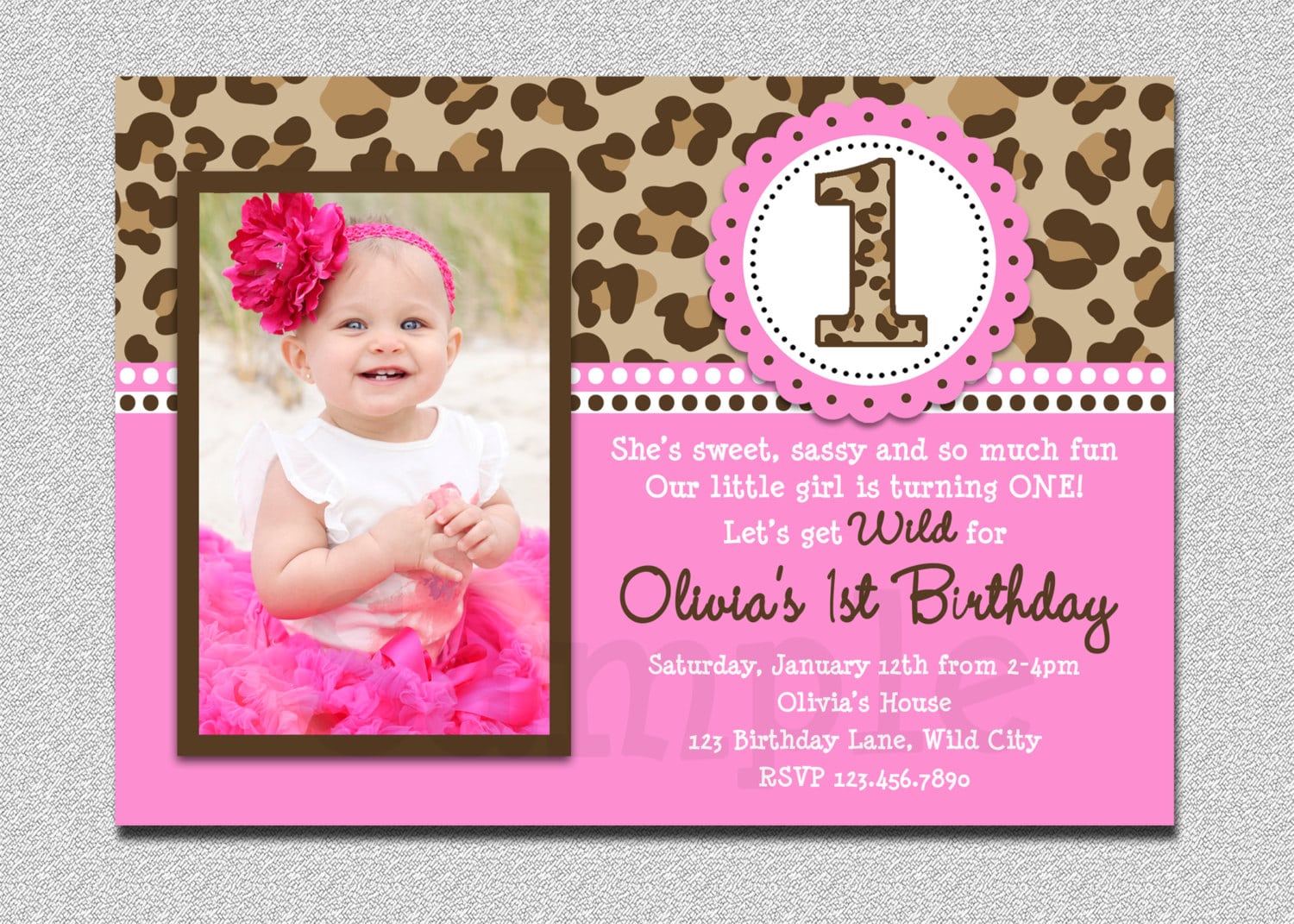 1st Birthday Party Invitations