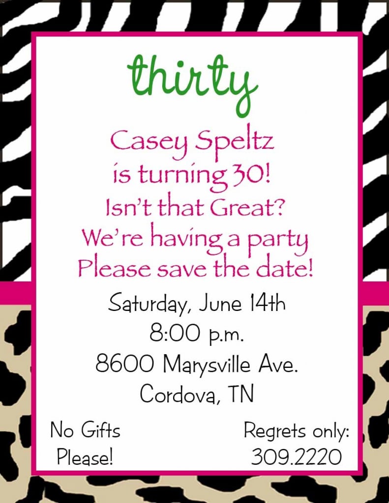 21st Birthday Party Invitation Wording