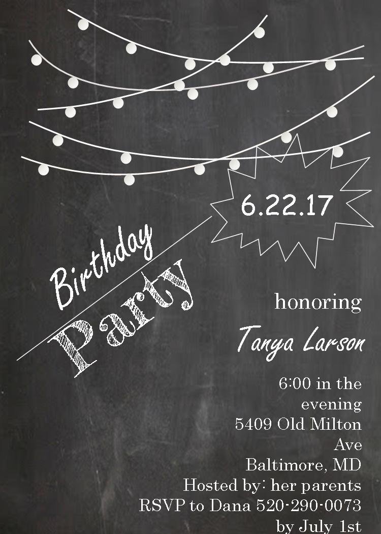 21st Birthday Party Invitations New Selections Spring 2017
