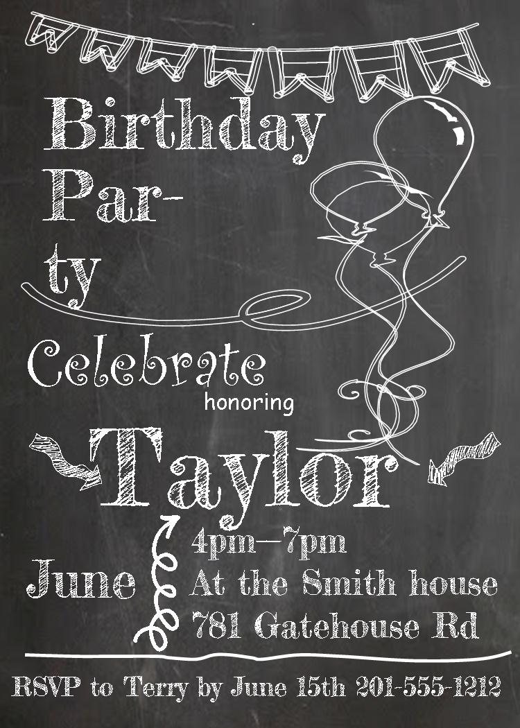 21st Birthday Party Invitations New Selections Spring 2017