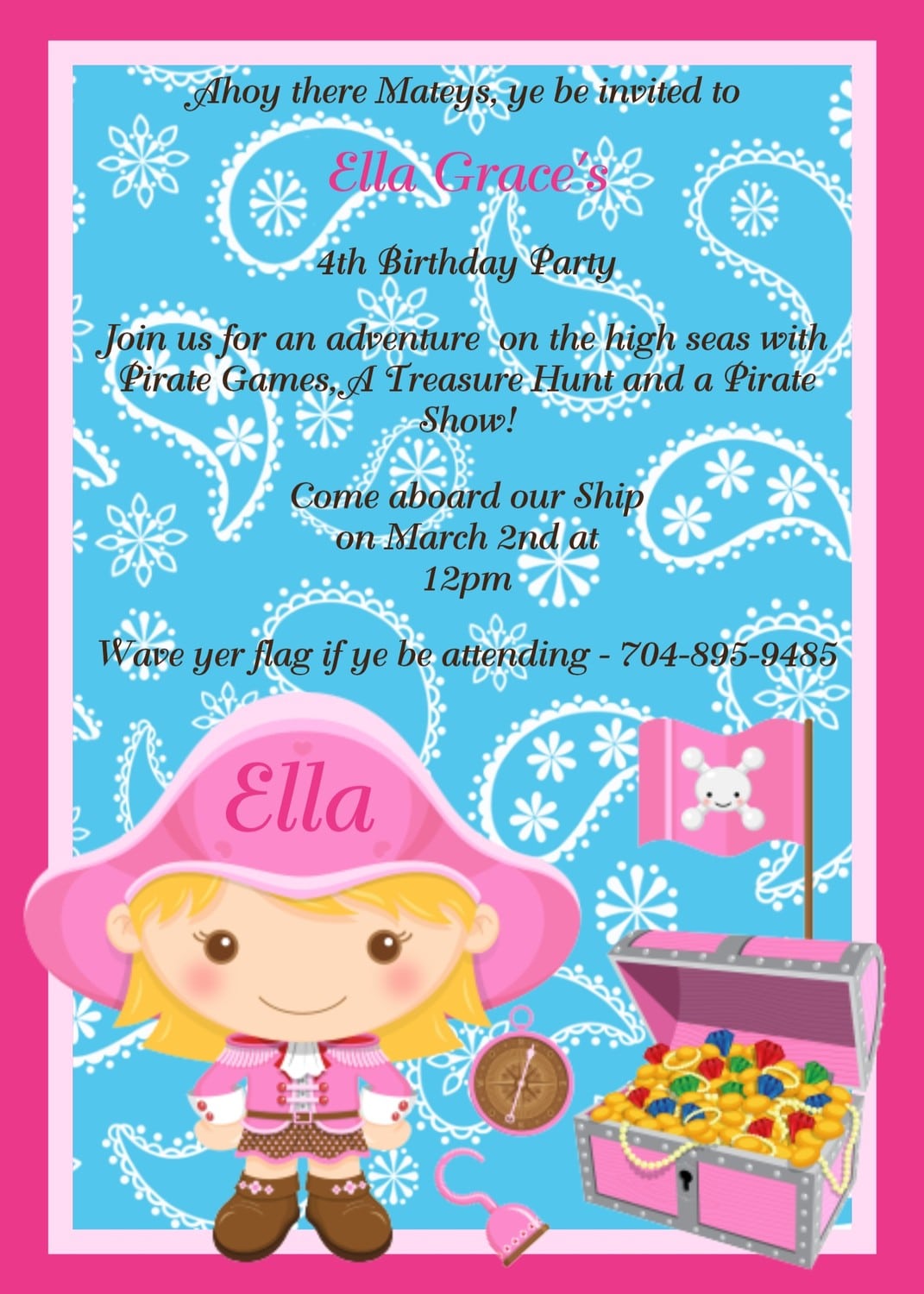 3rd Birthday Party Invitation Wording