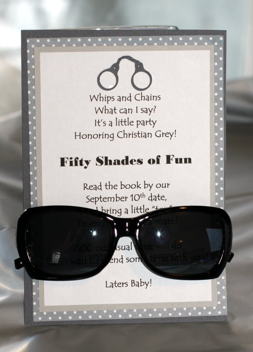 50 Shades Of Grey Invitations