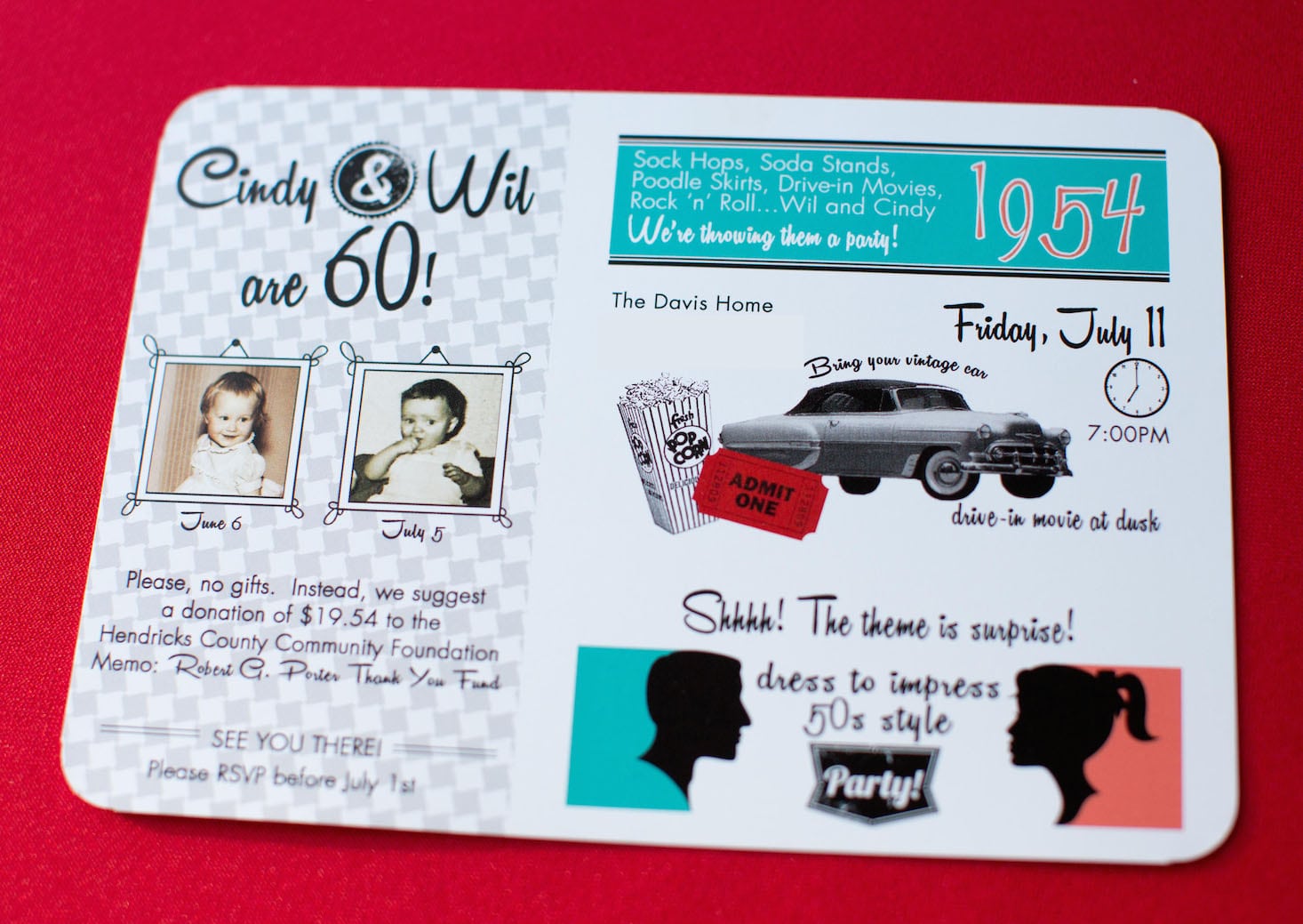 50's Themed Party