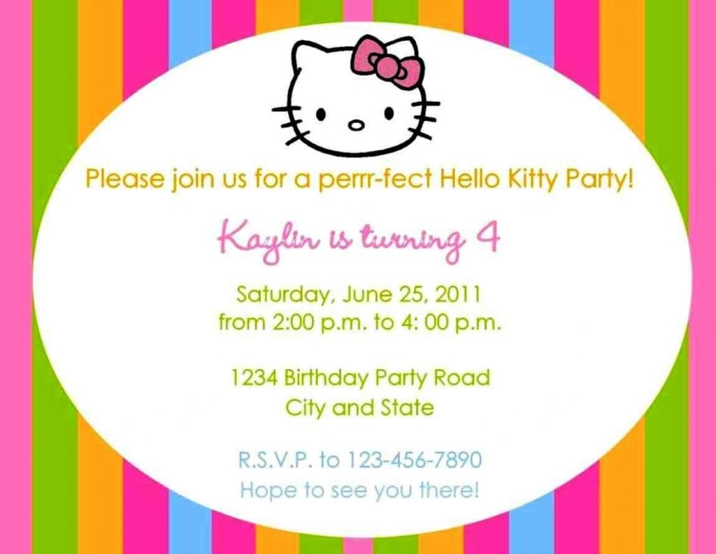 6th Birthday Party Invitation Wording