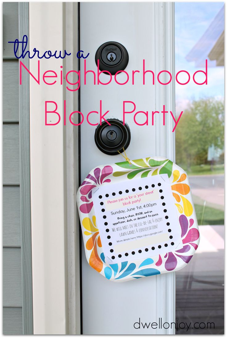 78 Best Ideas About Block Party Invites On Pinterest