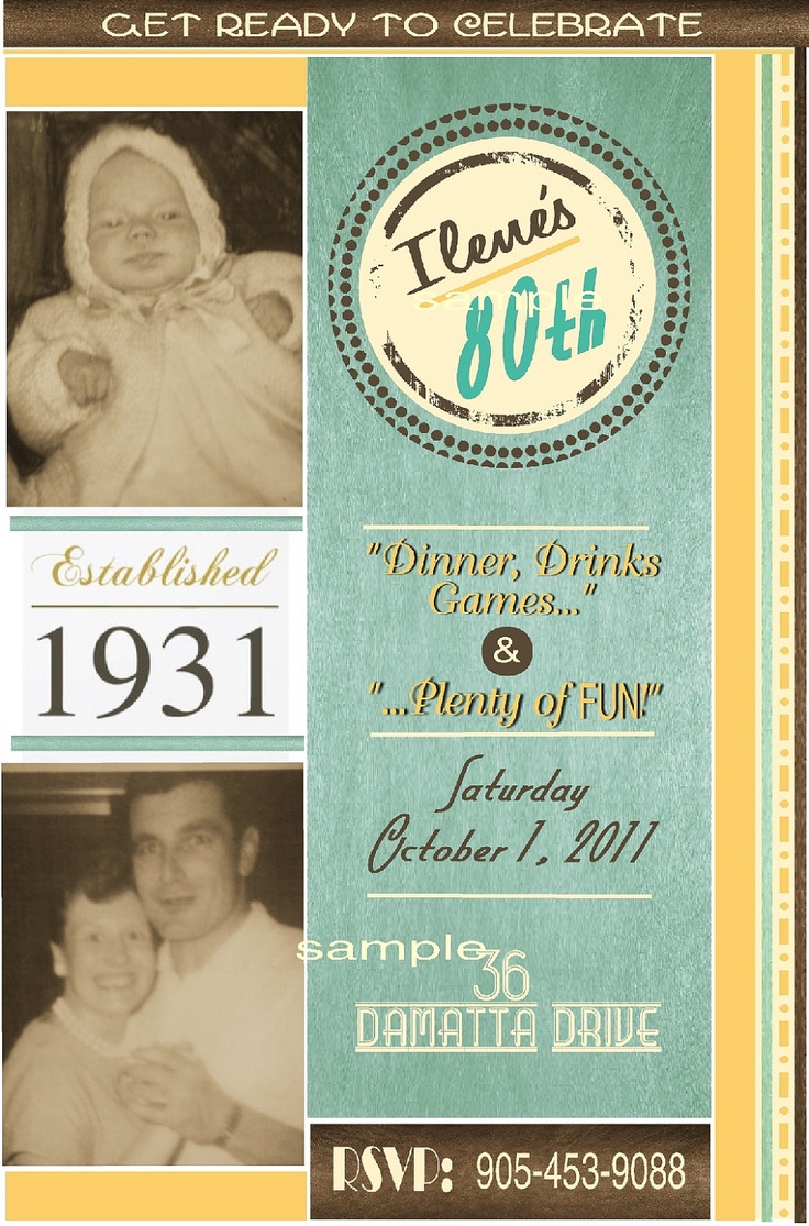 78 Best Images About 80th Birthday For Maw Maw On Pinterest