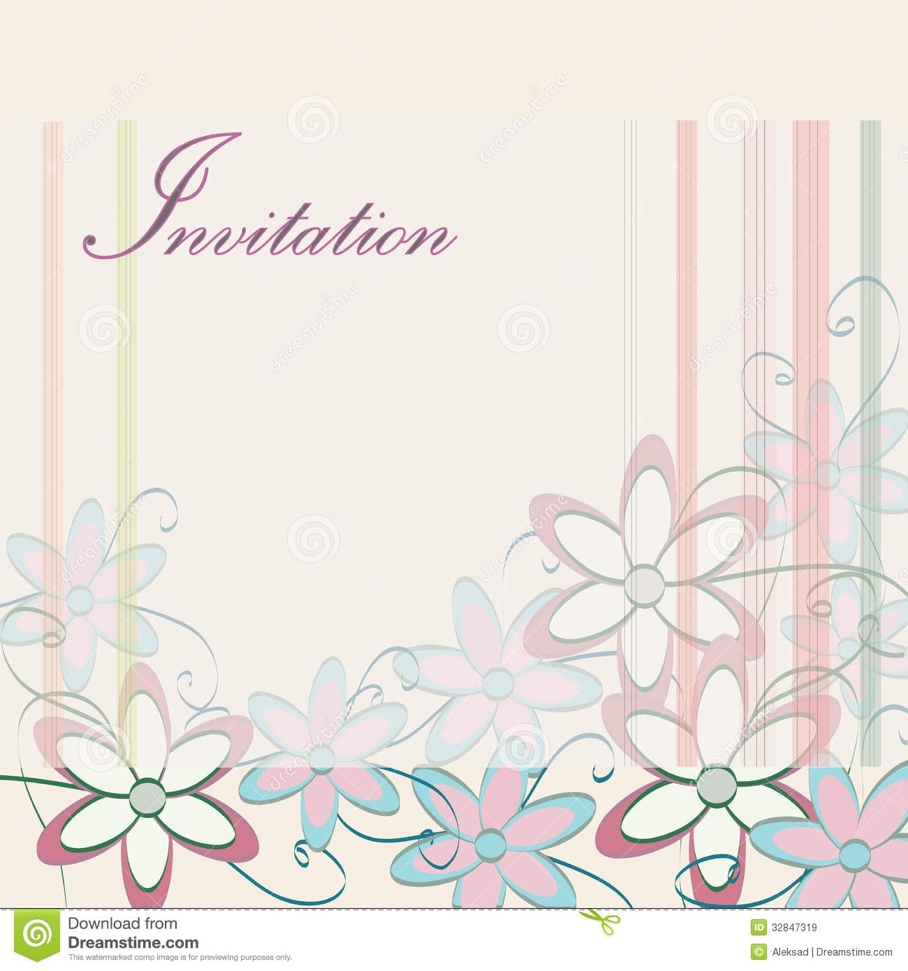 7 Fancy Party Invitation Card Template Free Download