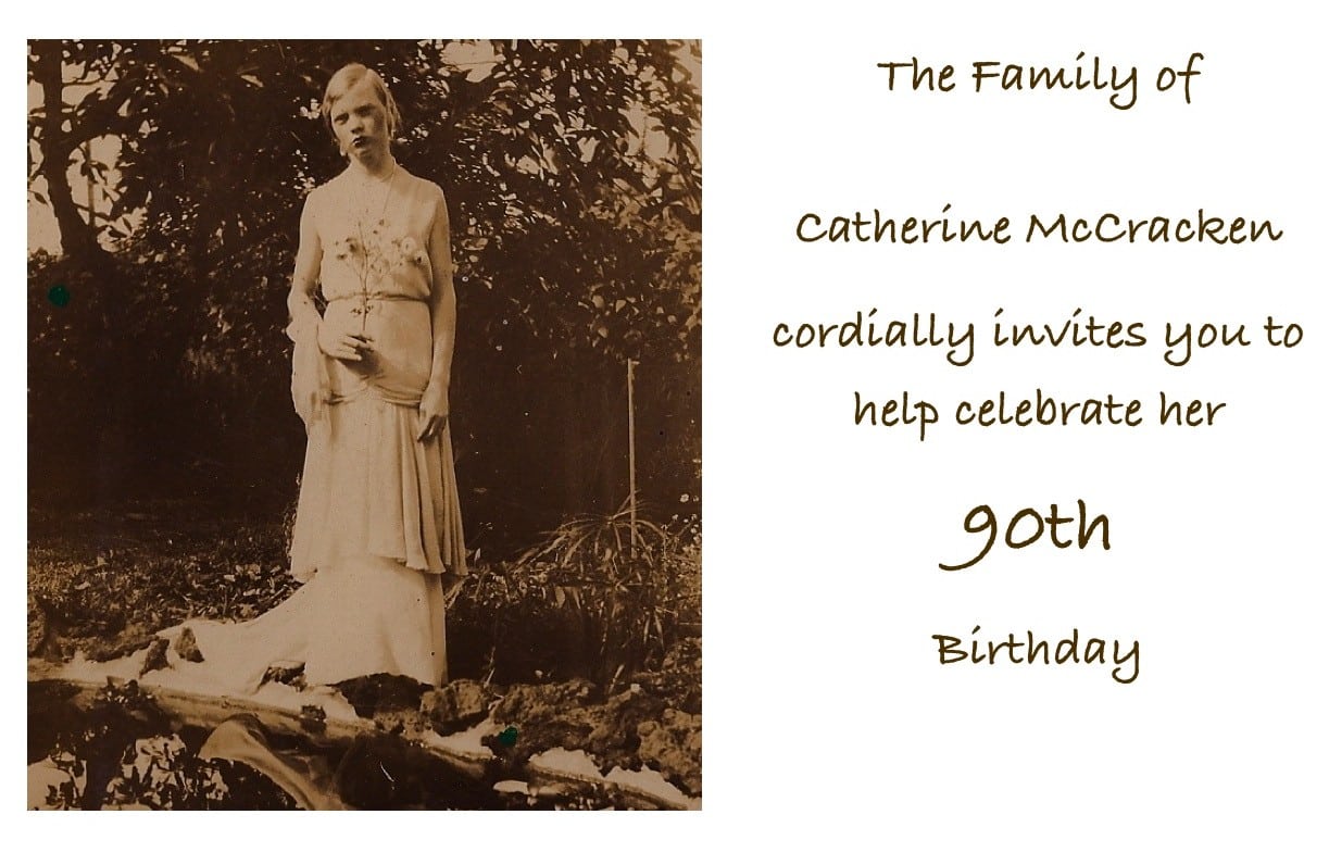 90 Birthday Party Invitations