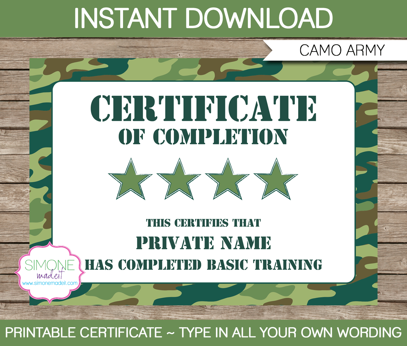 Army Party Games And Ideas, Plus Printable Army Party Supplies