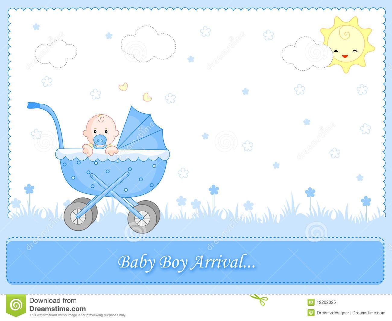 Baby Boy Arrival Royalty Free Stock Photo