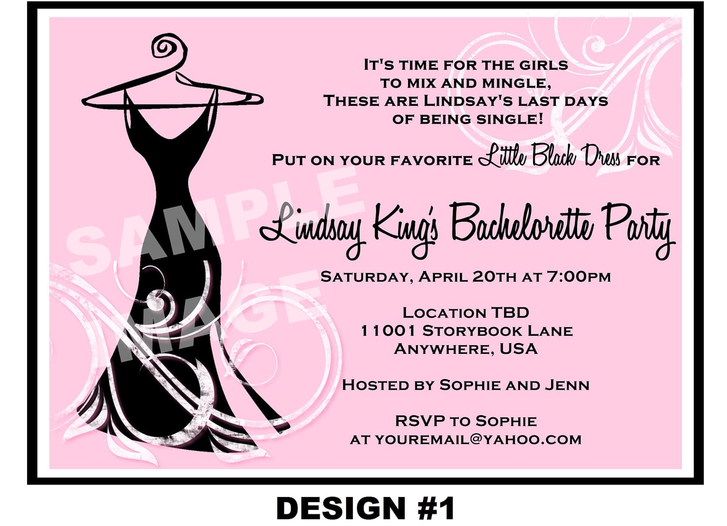 Bachelorette Party Invitation Wording