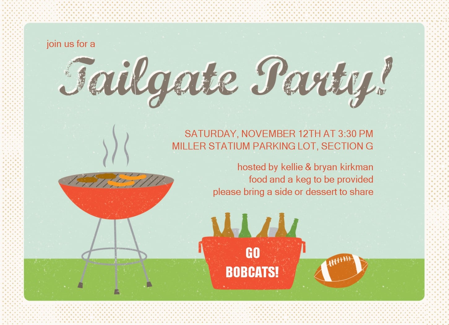 Bbq Party Invitation Bbq Tailgate Party Invitation  Oyshtd