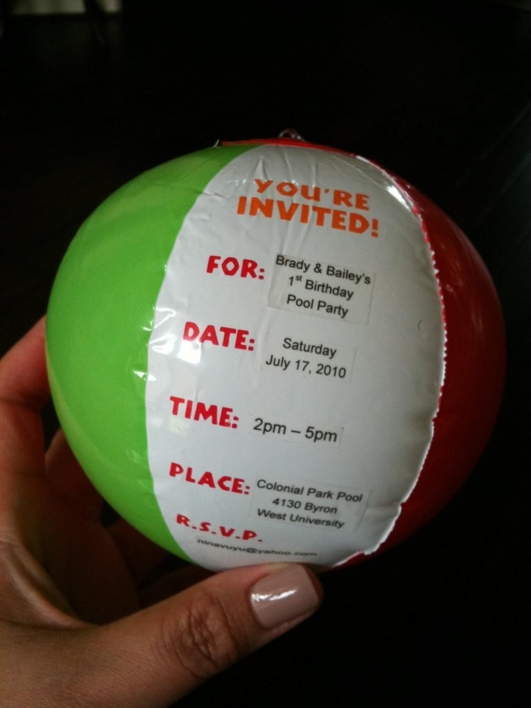 Beach Ball Party Invitations 1000 Images About Evelyn And