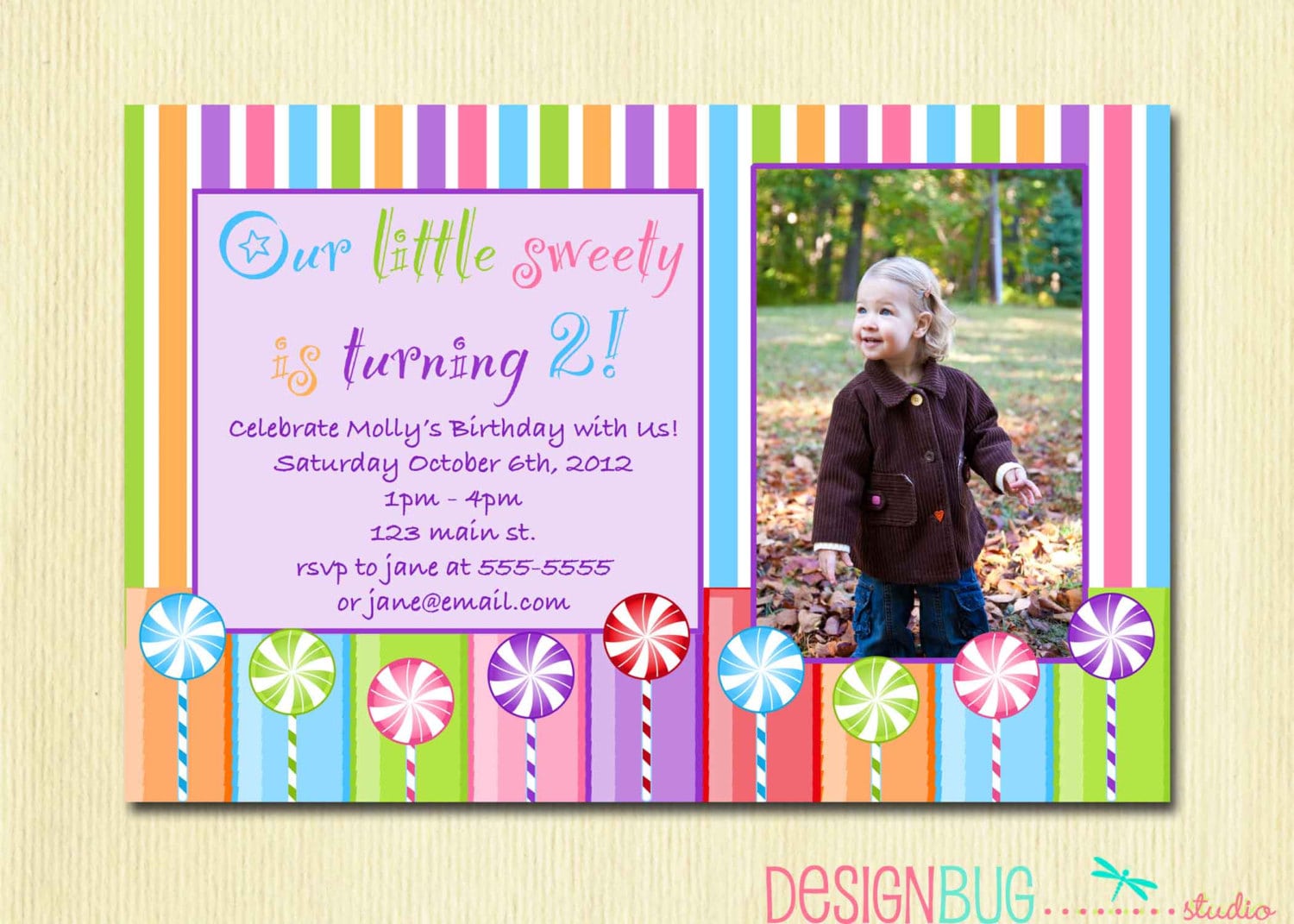 Birthday  Fascinating 2nd Year Birthday Invitations High