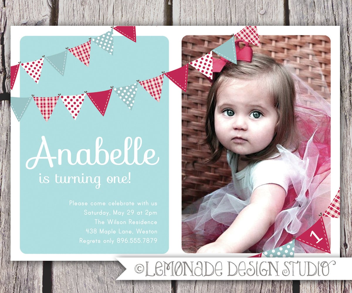 Birthday  Fascinating 2nd Year Birthday Invitations High