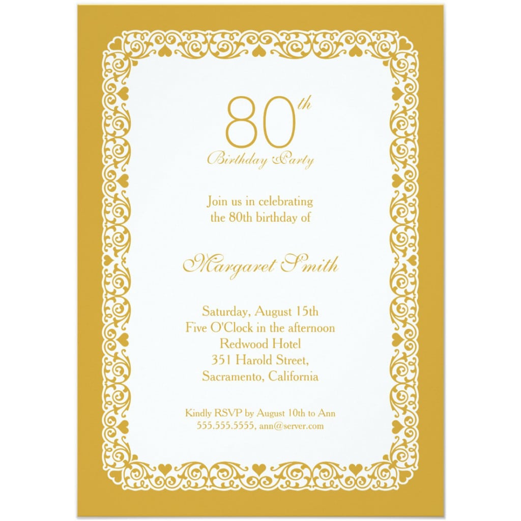 Birthday Invitation Templates