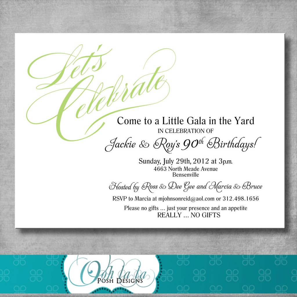 Birthday Invitation Wording For Adults