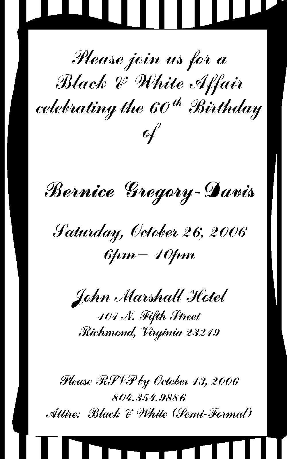 Birthday Invitation Wording Samples   Pumacn Com