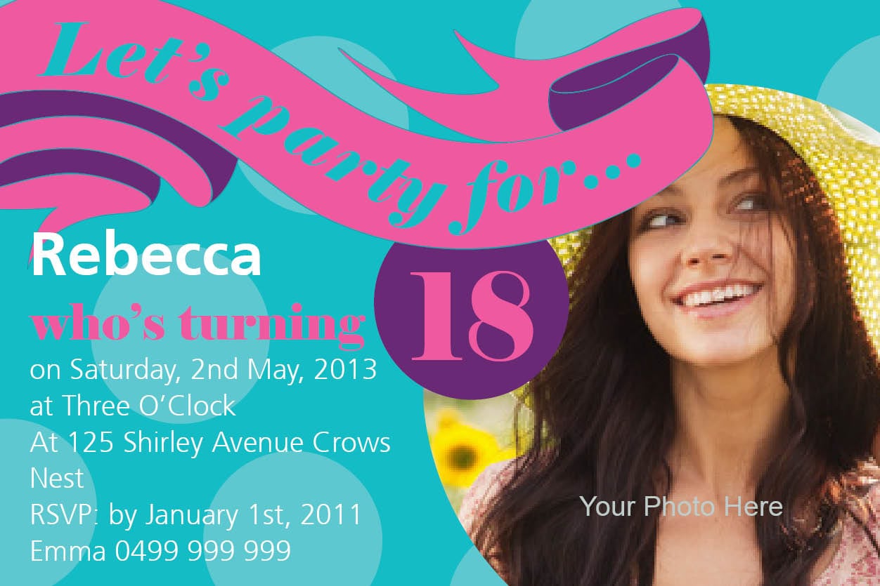 Birthday Invitations Templates