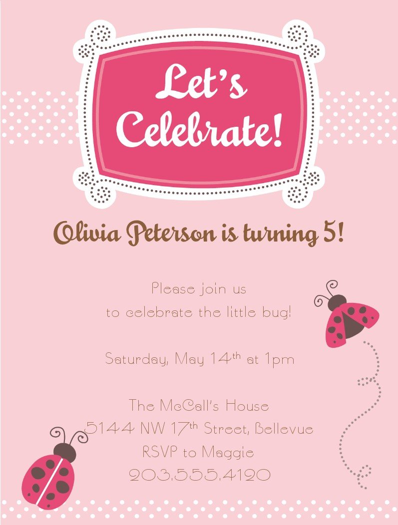 Birthday Party Email Invitations