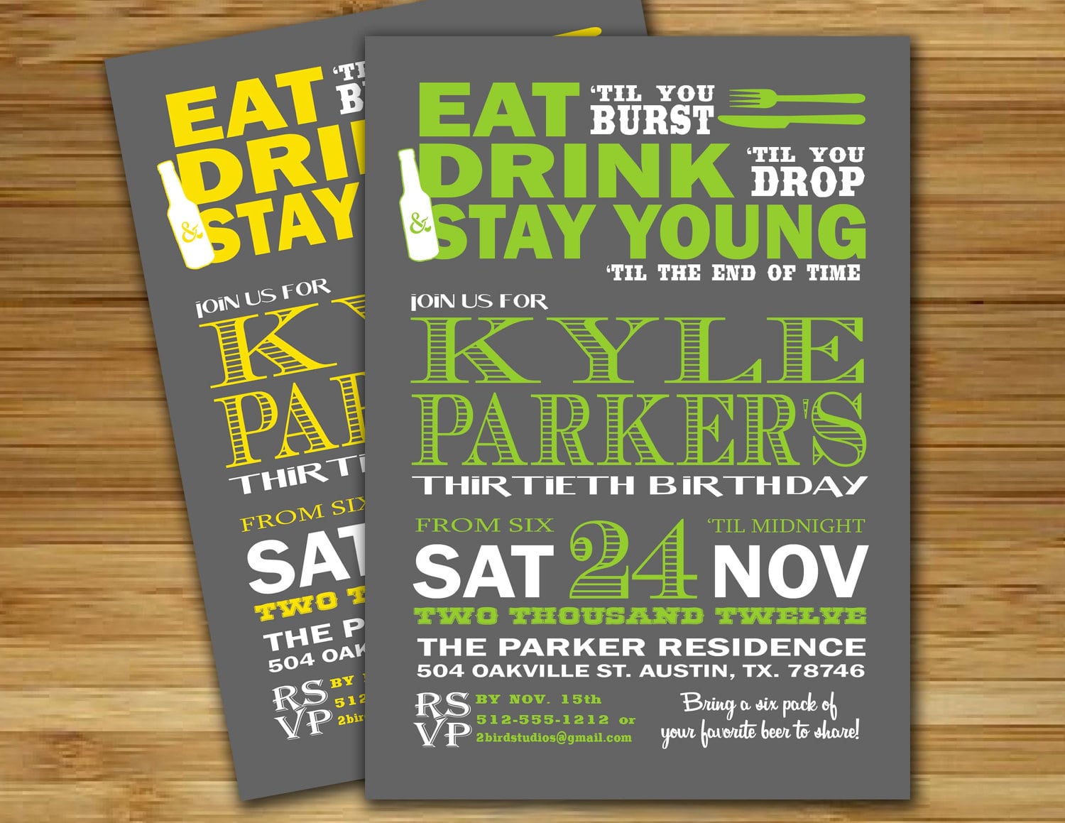 Birthday Party Invitation   Invite