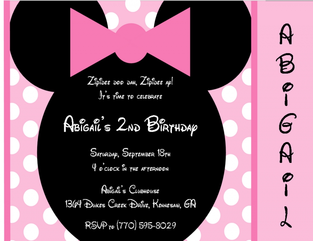 Birthday Party Invitation Text Sample