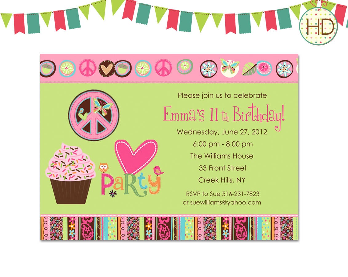 Birthday Party Invitations