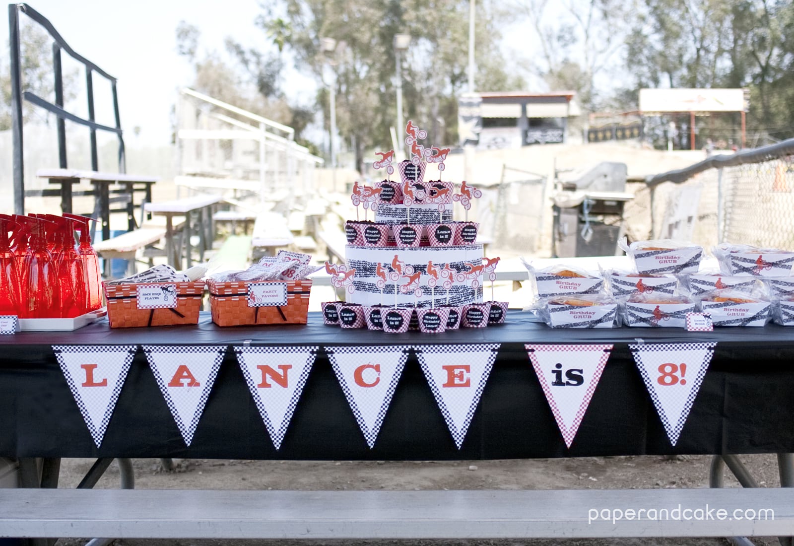 Bmx Dirt Bike Printable Birthday Party