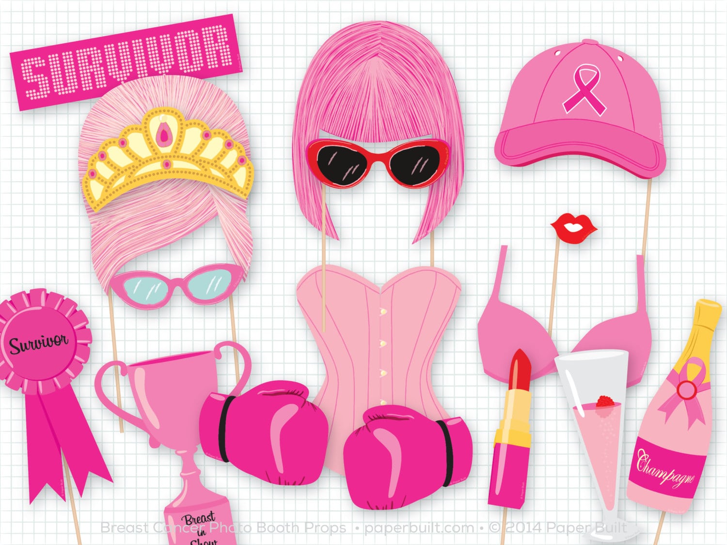 Breast Cancer Awareness Breast Cancer Survivor Pink Ribbon