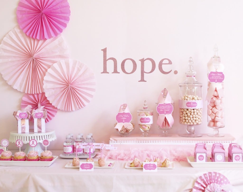 Breast Cancer Awareness Printables + Party Ideas