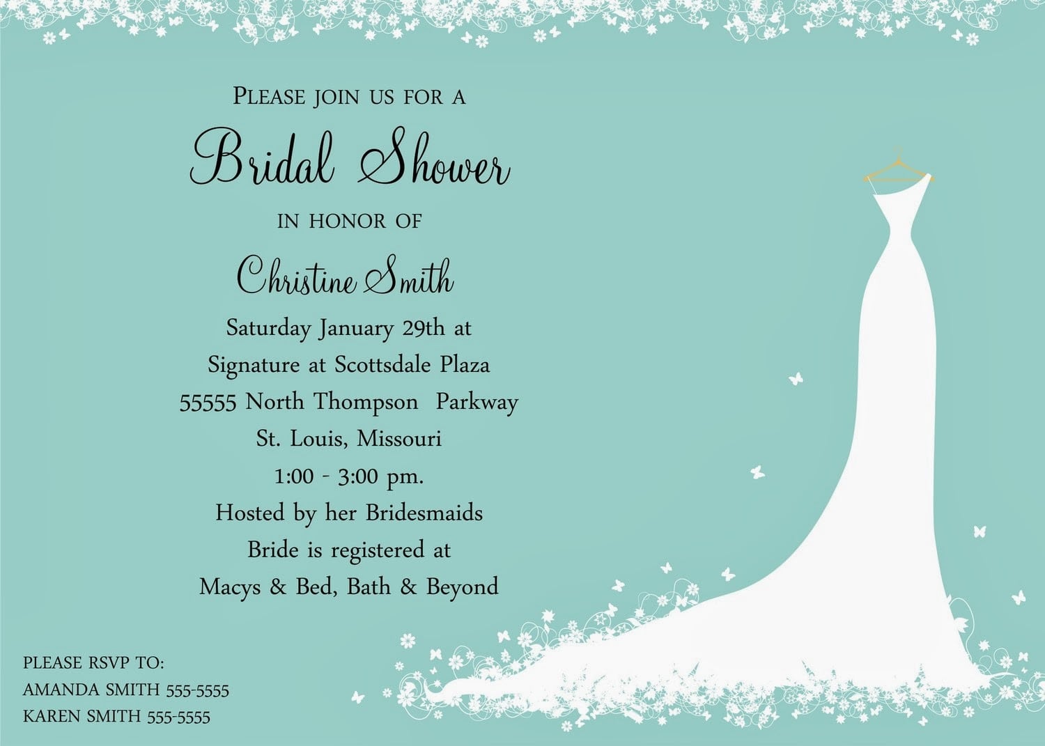 Bridal Party Invitations