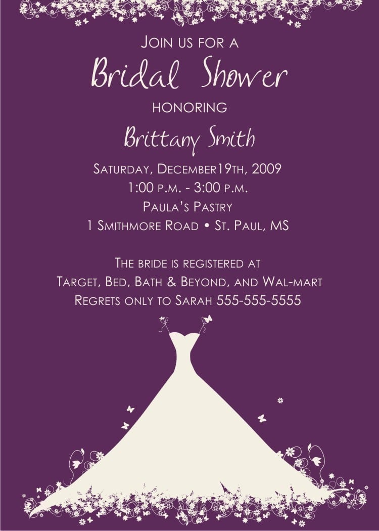 Bridal Party Invitations