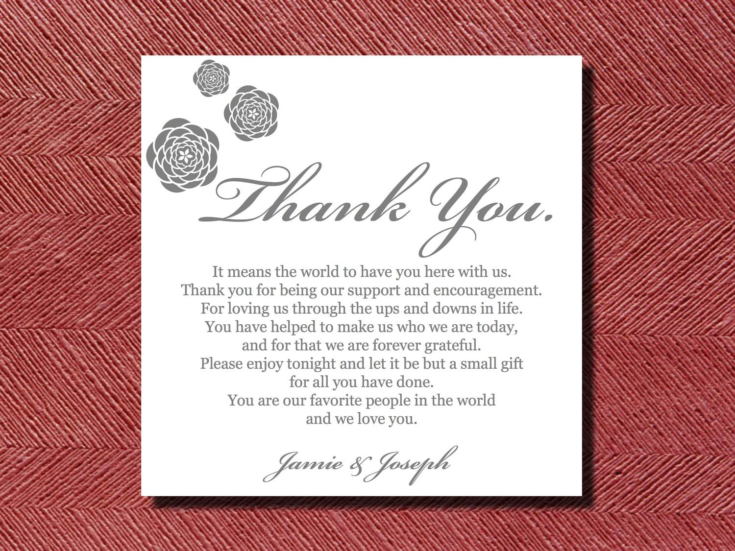 Bridal Shower Thank You Cards Templates Ideas