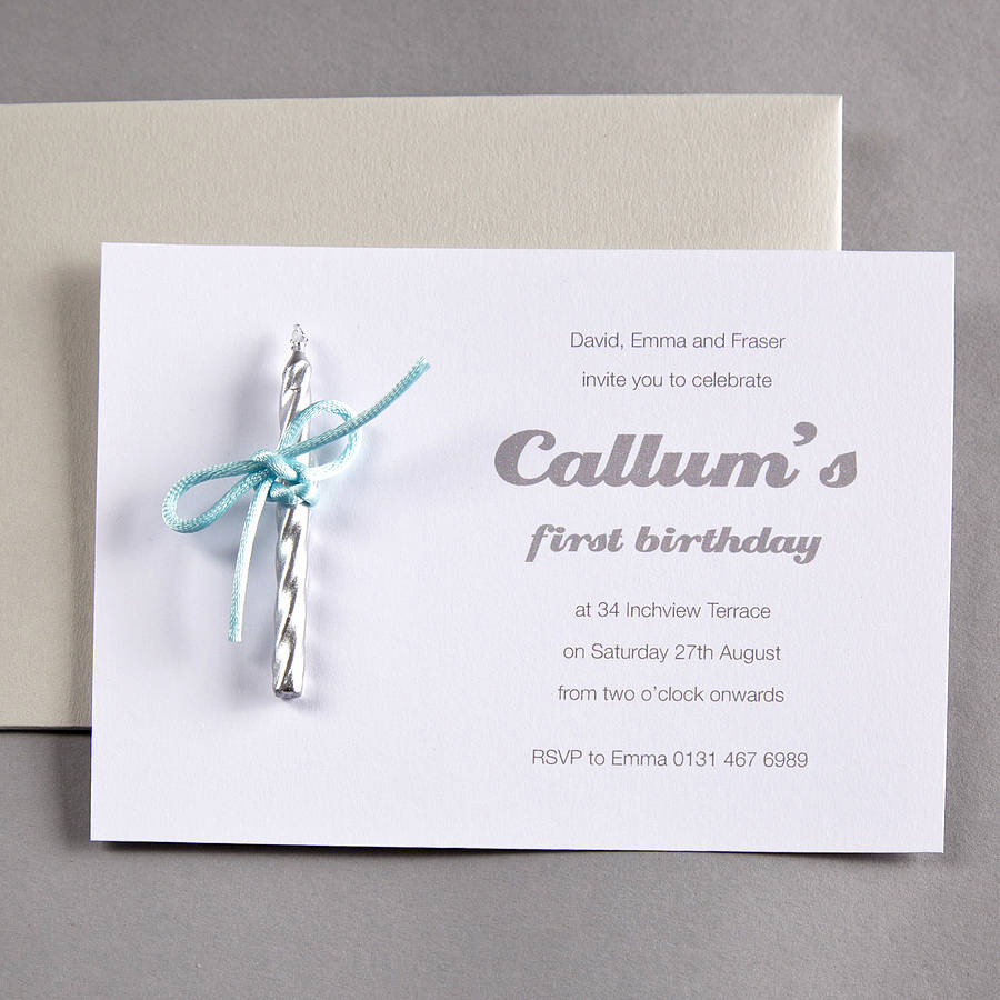 Candle Party Invitations By Twenty