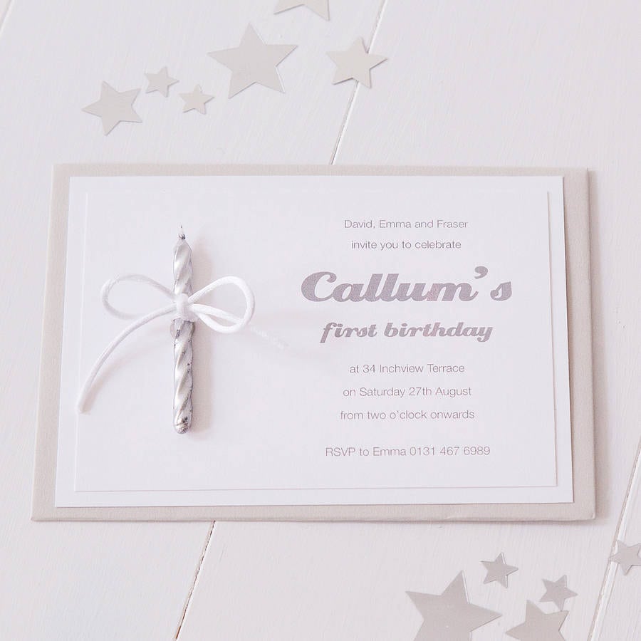 Candle Party Invitations By Twenty