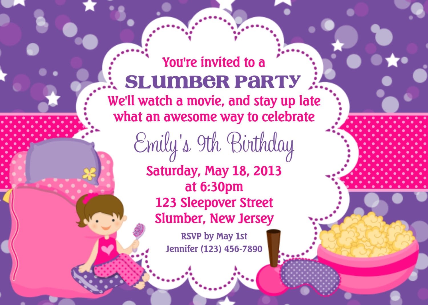 Card Invitation Birthday Party Elegant Card Invitation Birthday