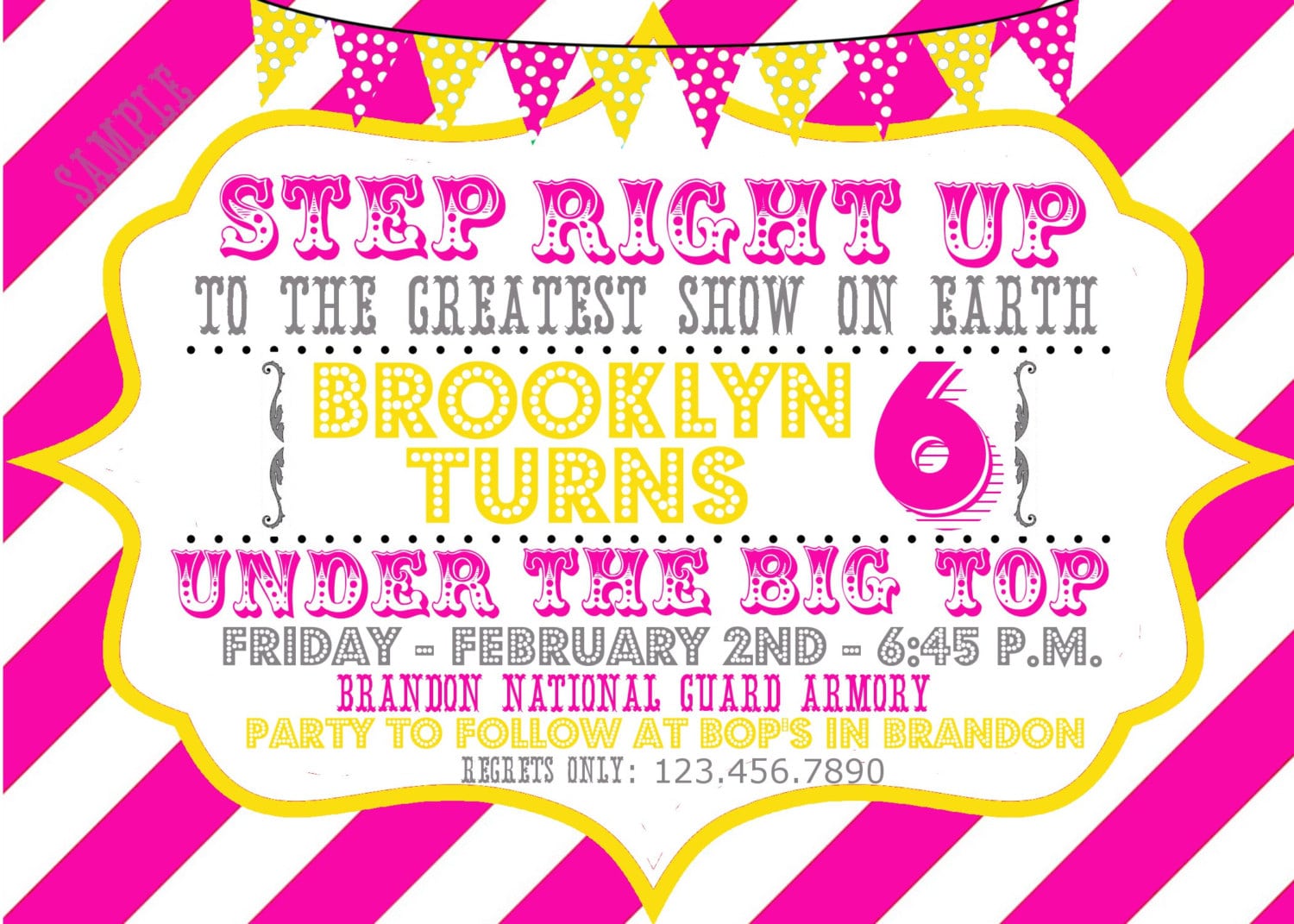 Carnival Party Invitation Wording
