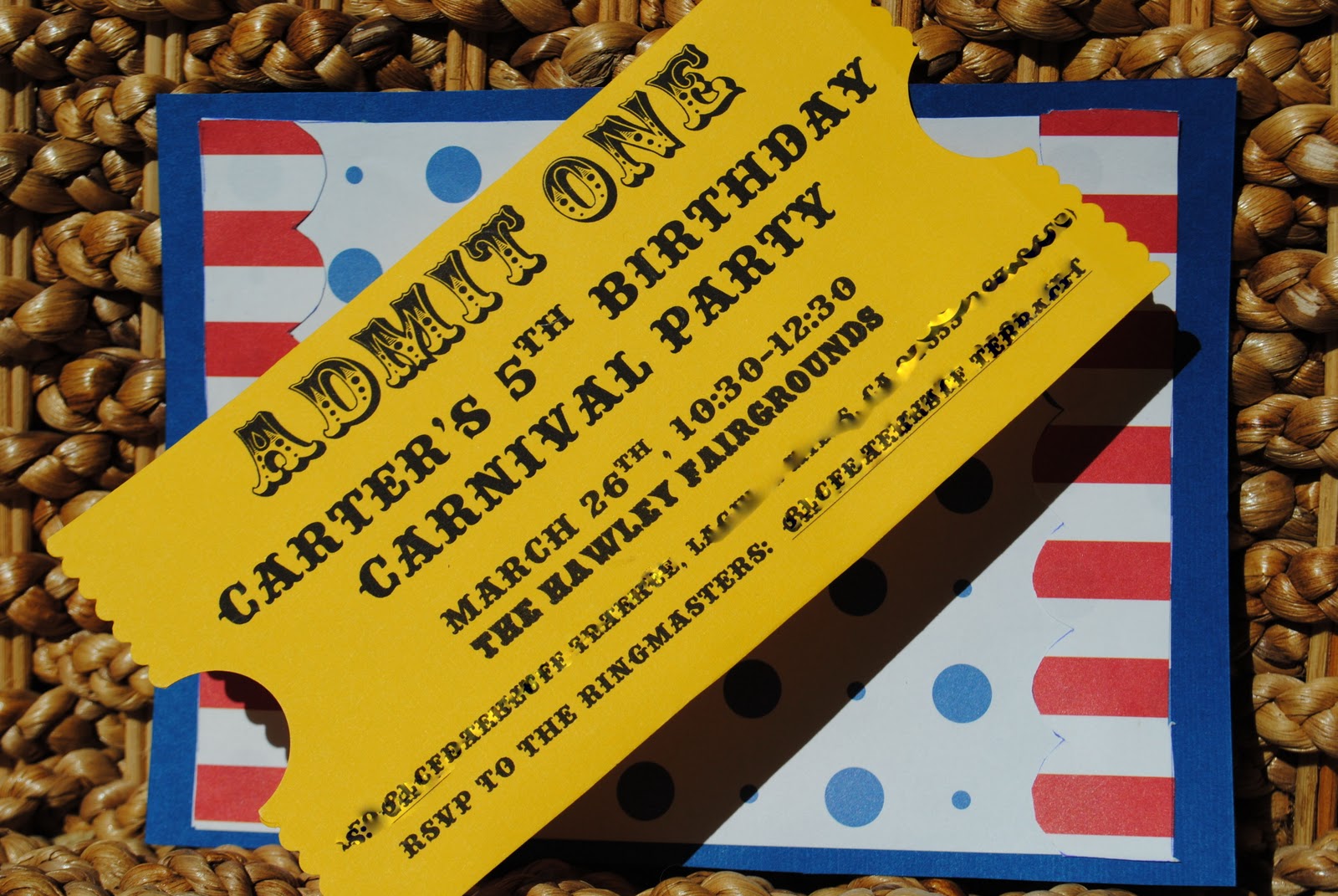 Carnival Party Invitations