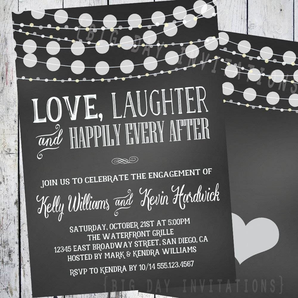 Cheap Engagement Party Invitations